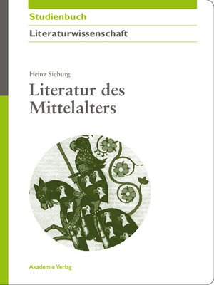cover image of Literatur des Mittelalters